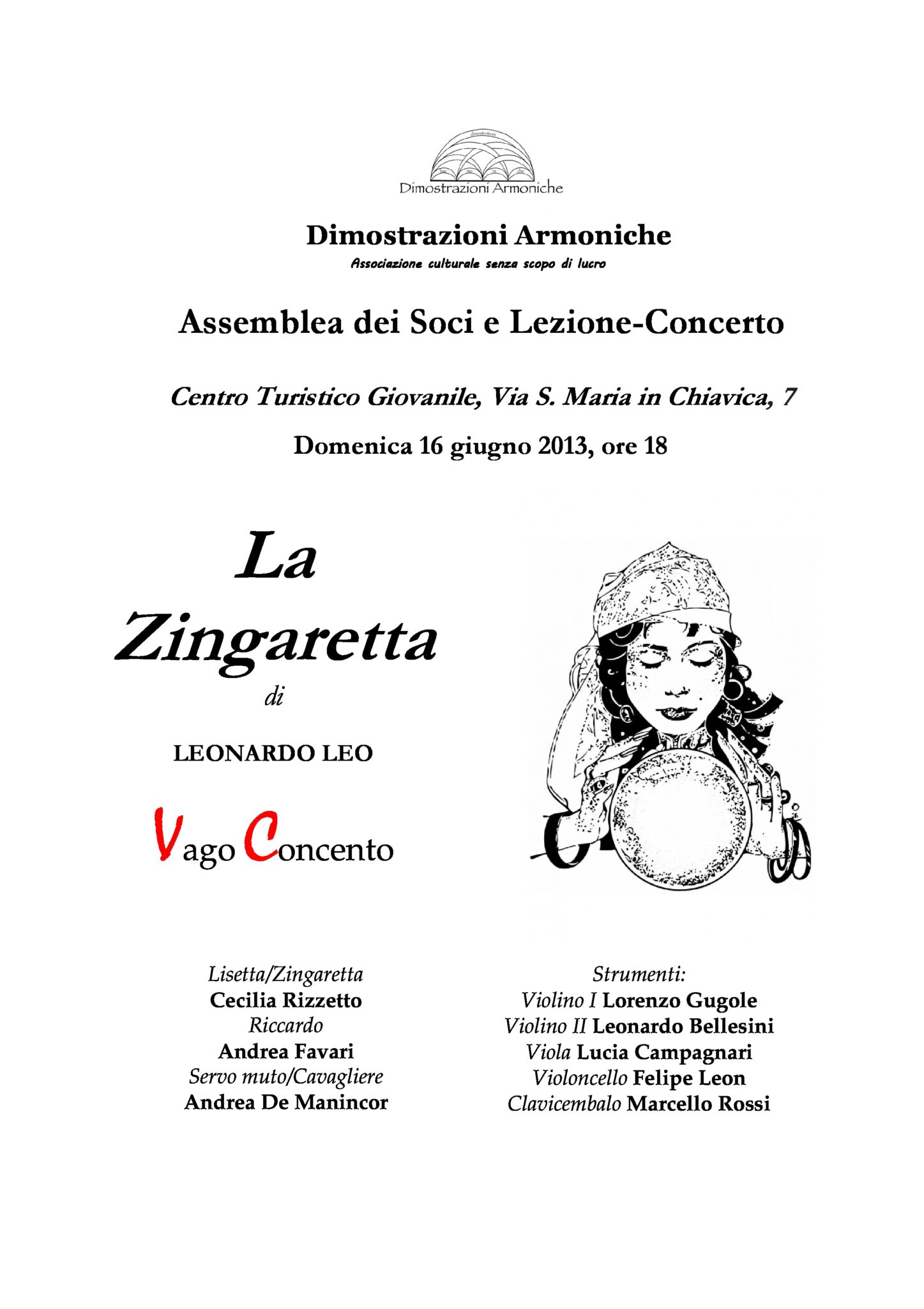 2013 locandina la zingaretta